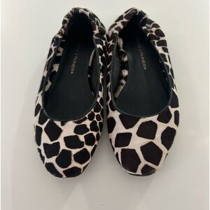 Donald Pilner faux fur ballet flats 6.5